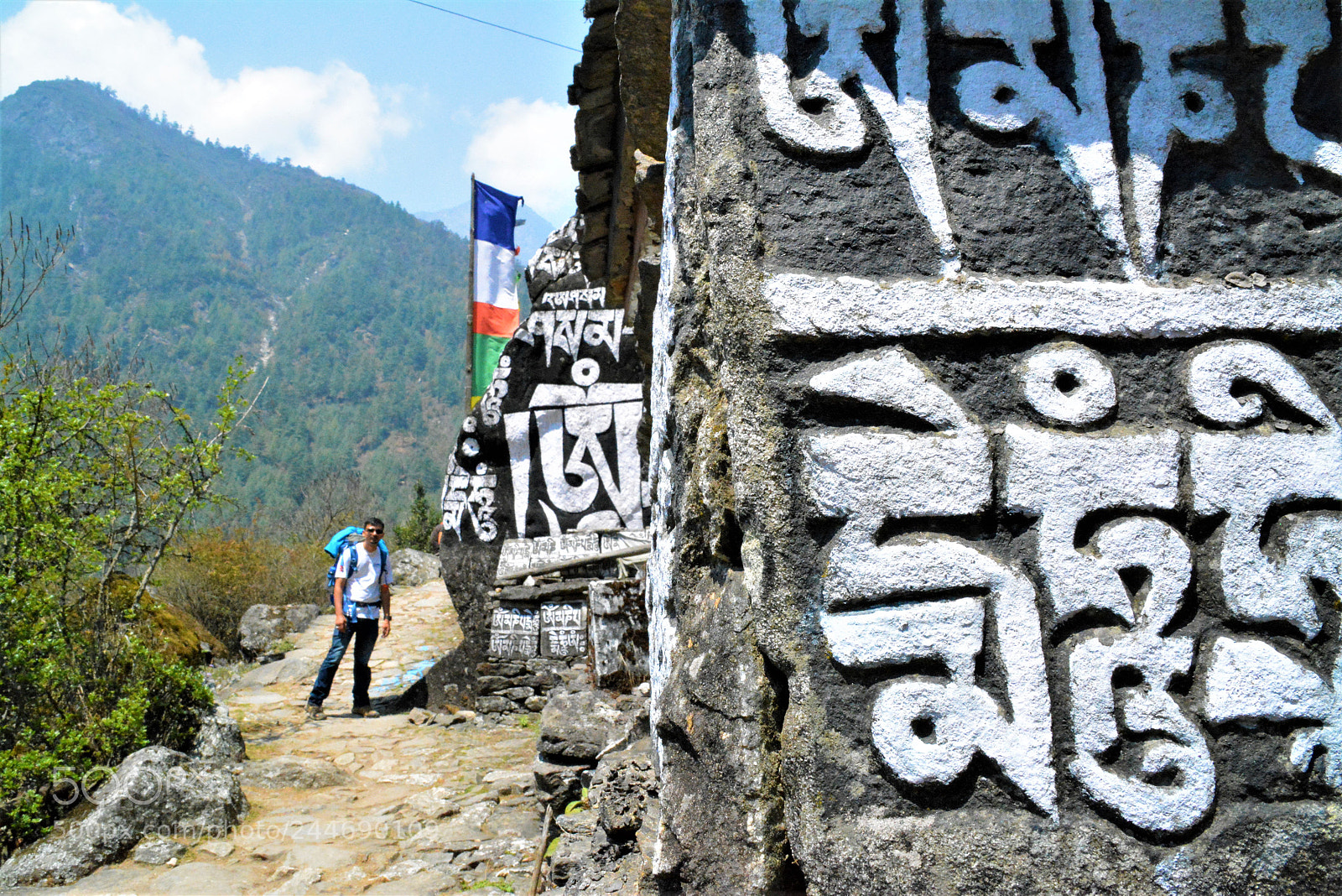 Nikon D7100 sample photo. Trek to everest base photography