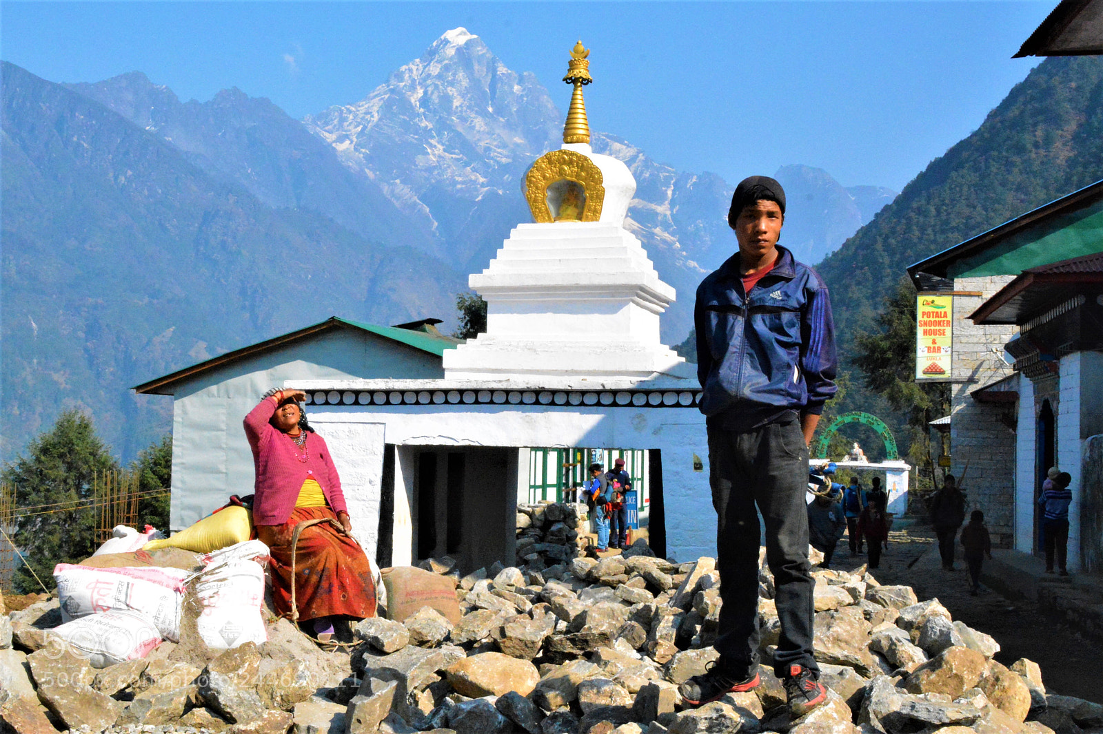 Nikon D7100 sample photo. Trek to everest base photography