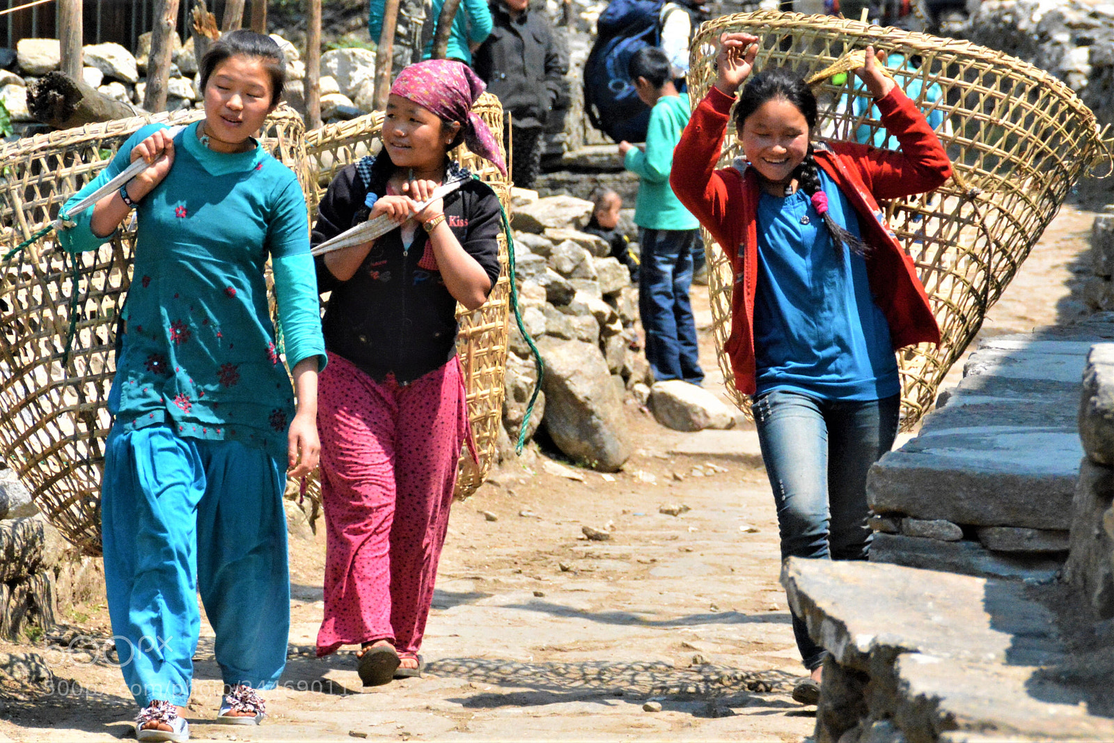 Nikon D7100 sample photo. Trek to everest base photography