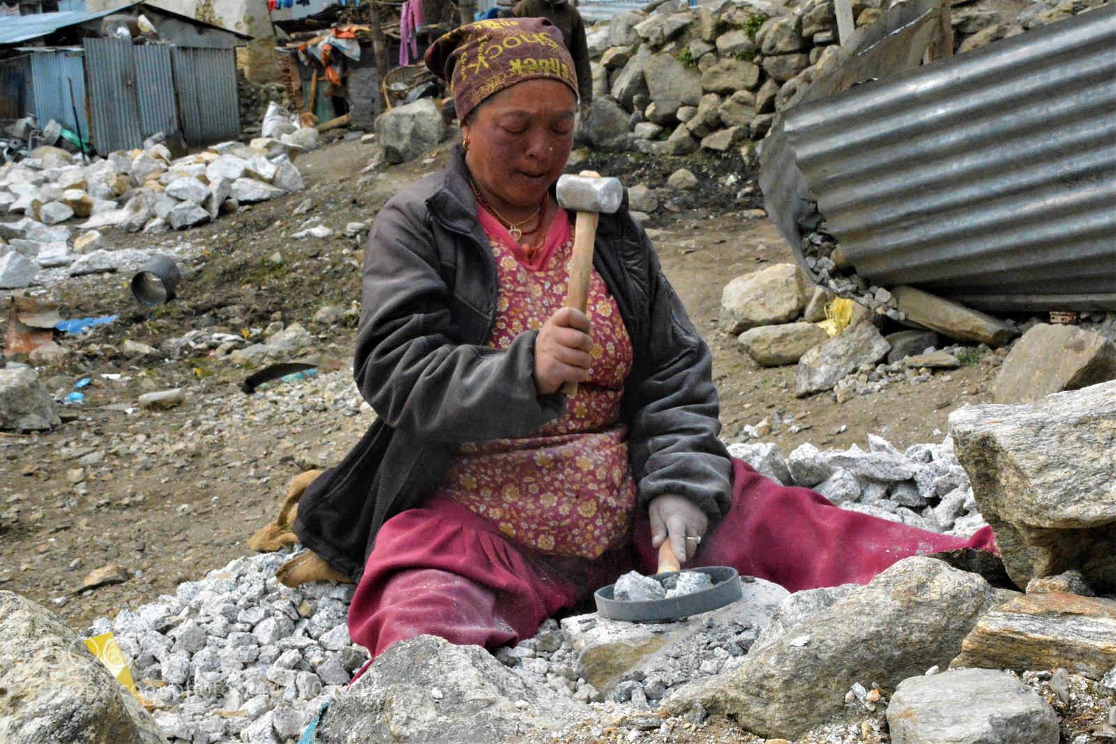 Nikon D7100 sample photo. Trek to everest base photography