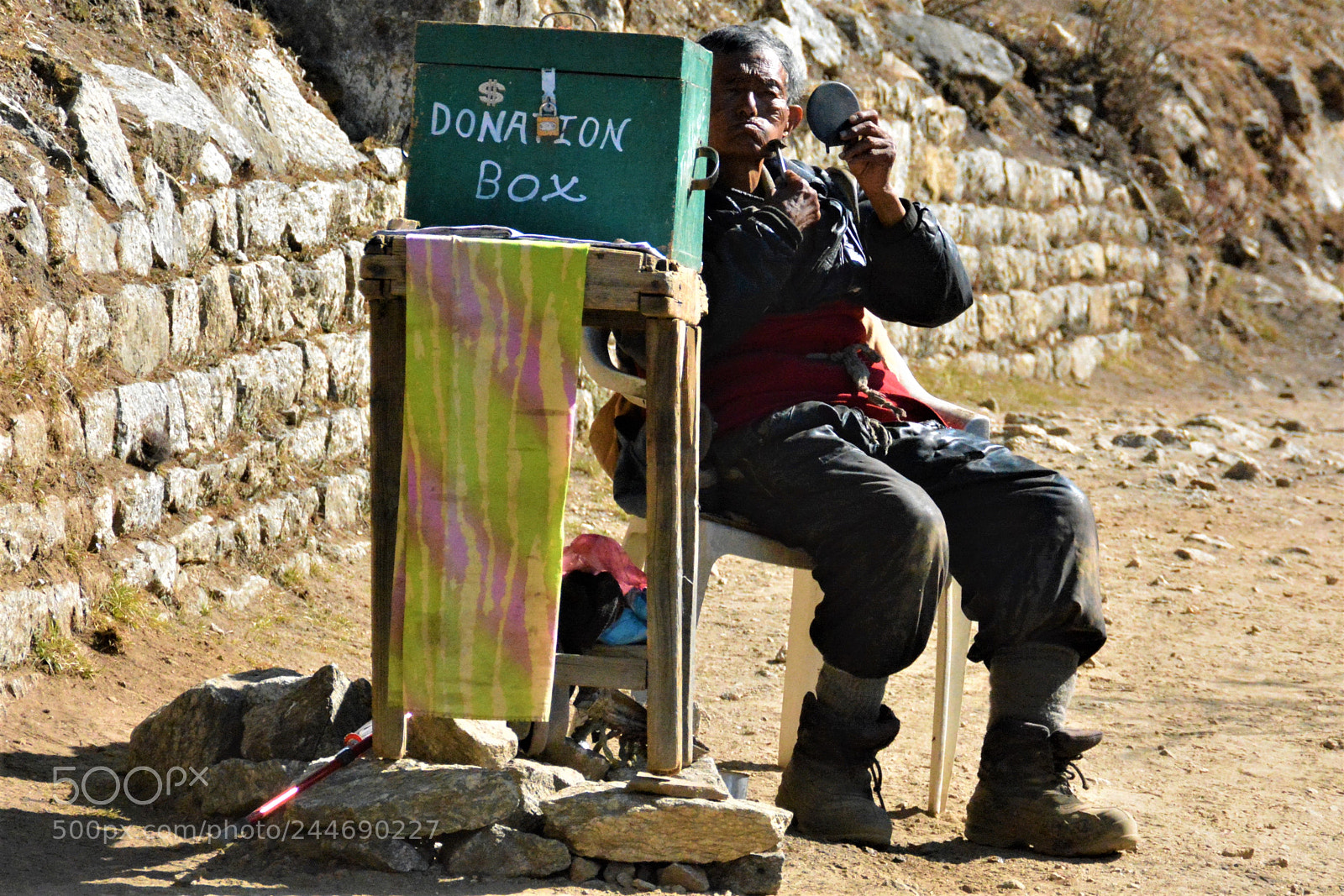 Nikon D7100 sample photo. Trek to everest base photography