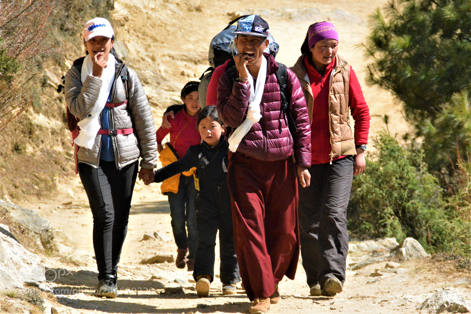Nikon D7100 sample photo. Trek to everest base photography
