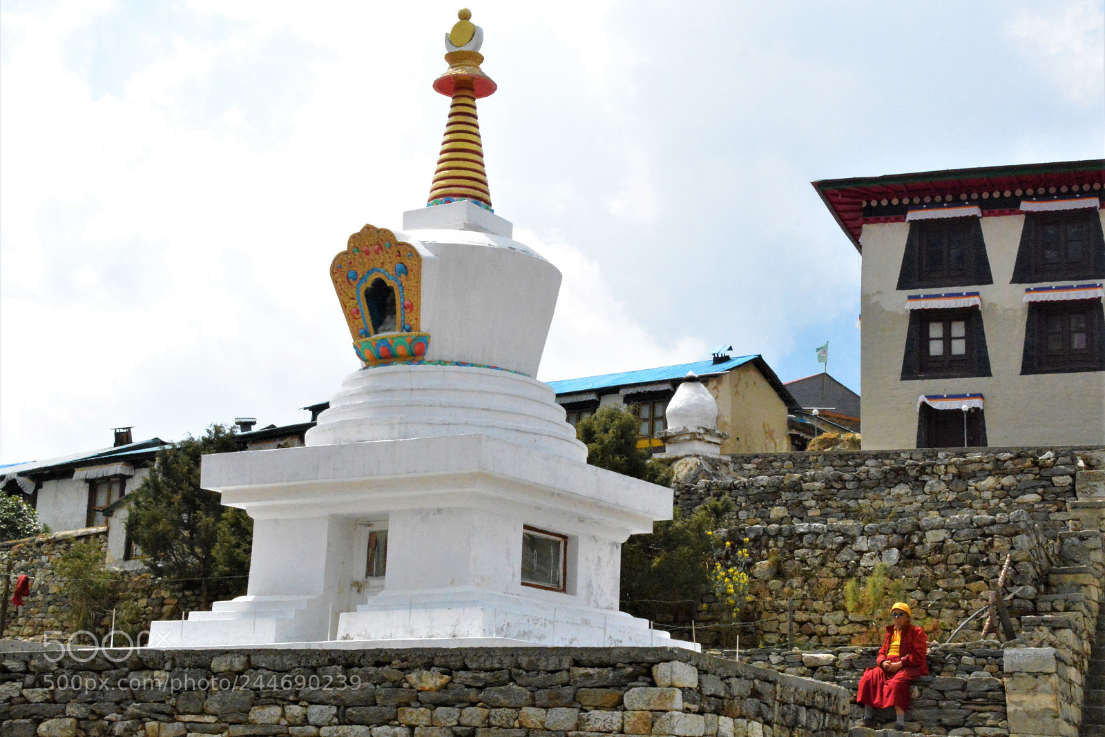 Nikon D7100 sample photo. Trek to everest base photography