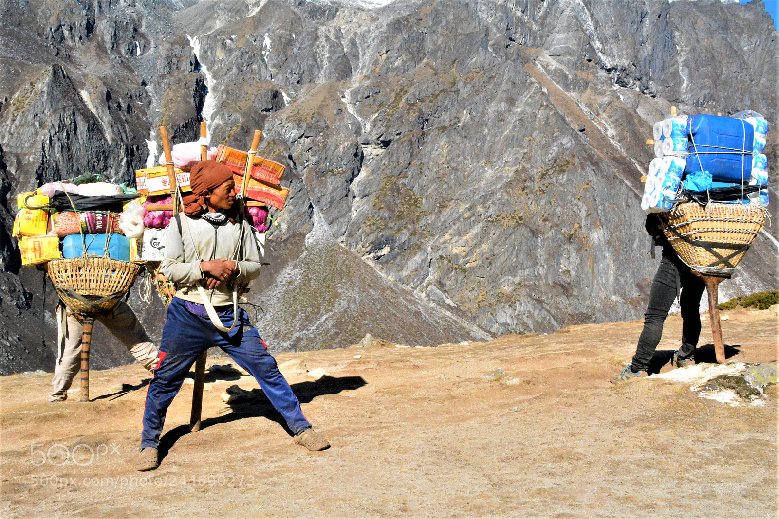 Nikon D7100 sample photo. Trek to everest base photography