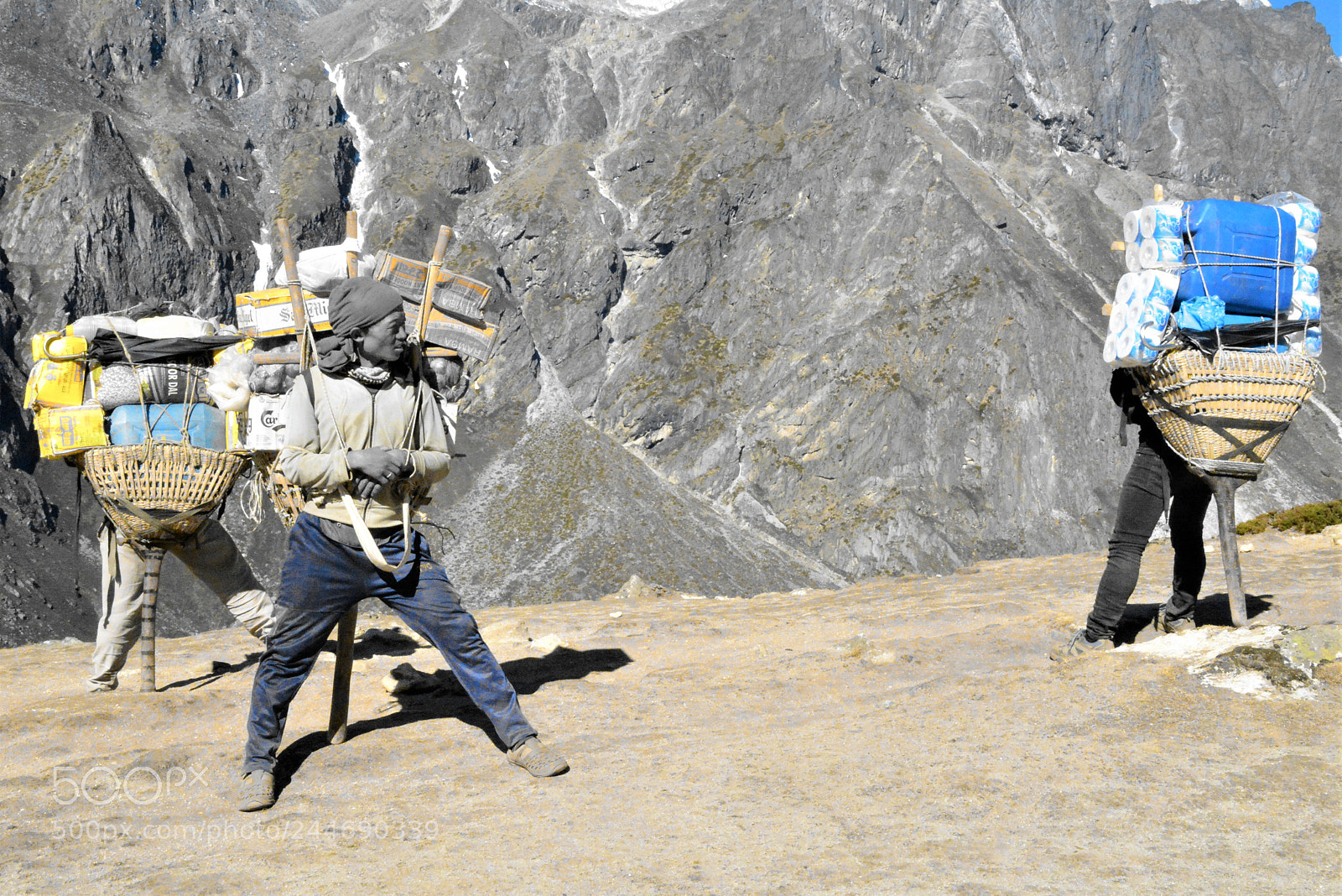 Nikon D7100 sample photo. Trek to everest base photography