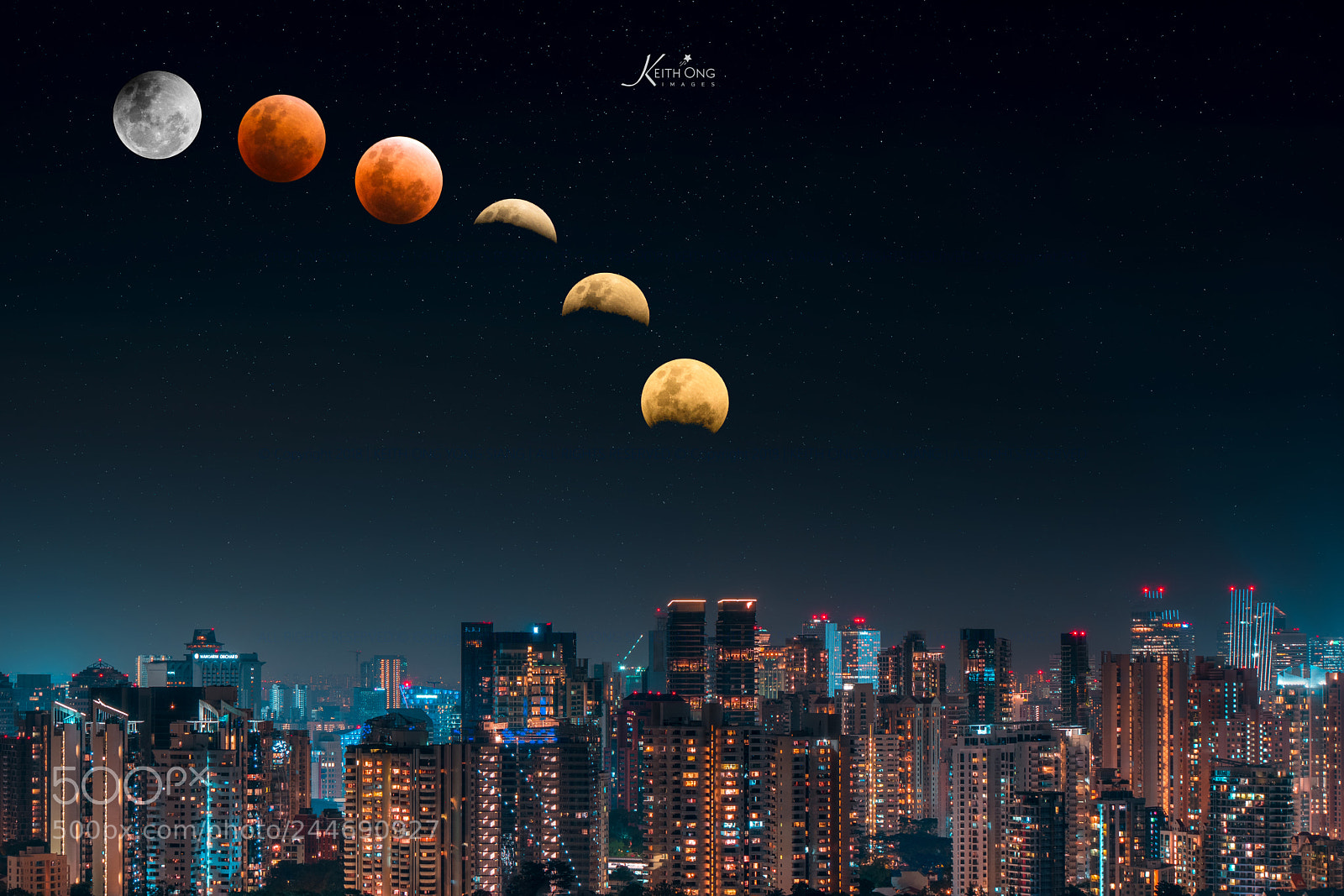 Samsung NX1 sample photo. Super blue blood moon photography