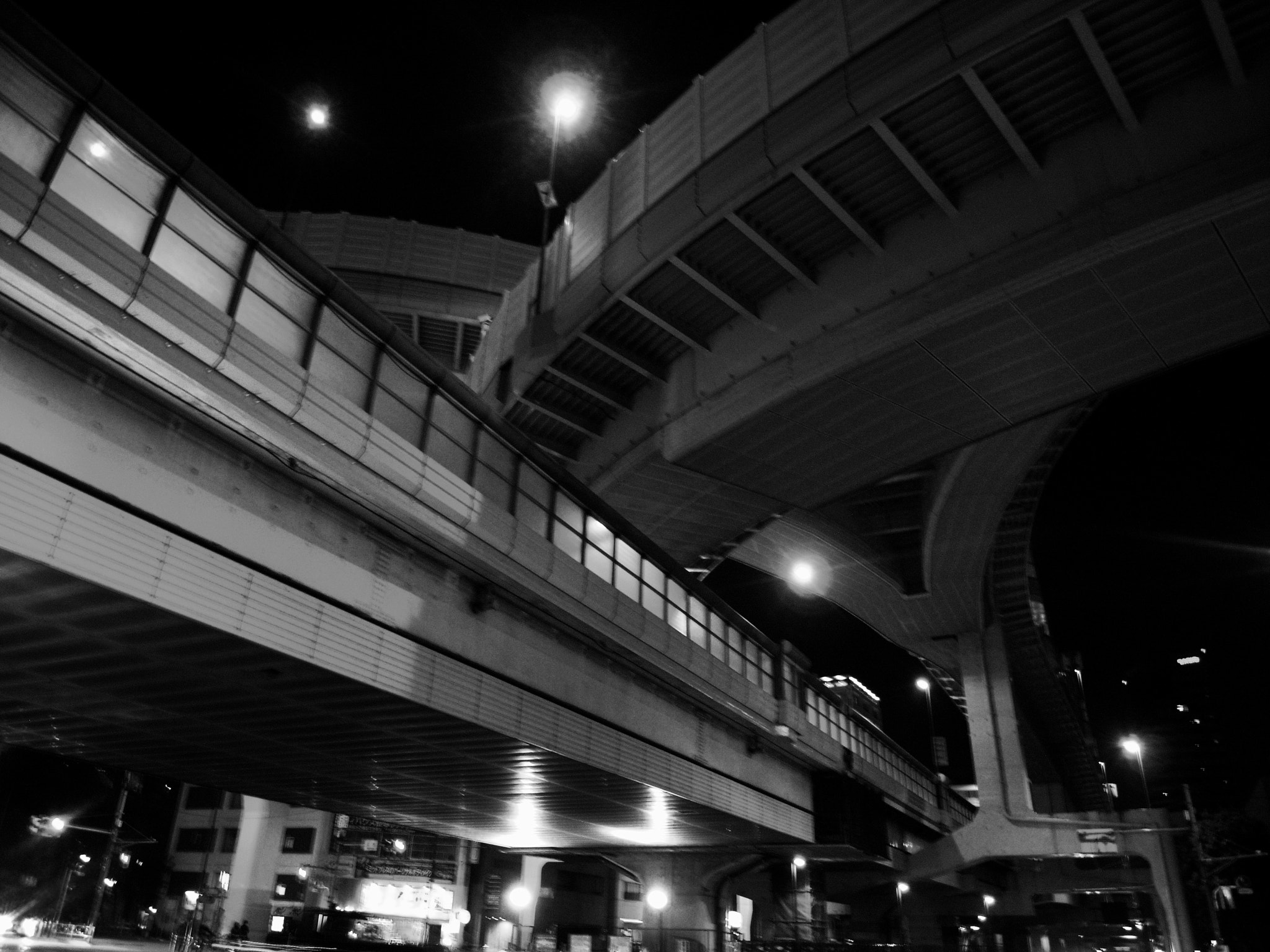 Ricoh Caplio GX100 sample photo. Tokyo urban highway photography