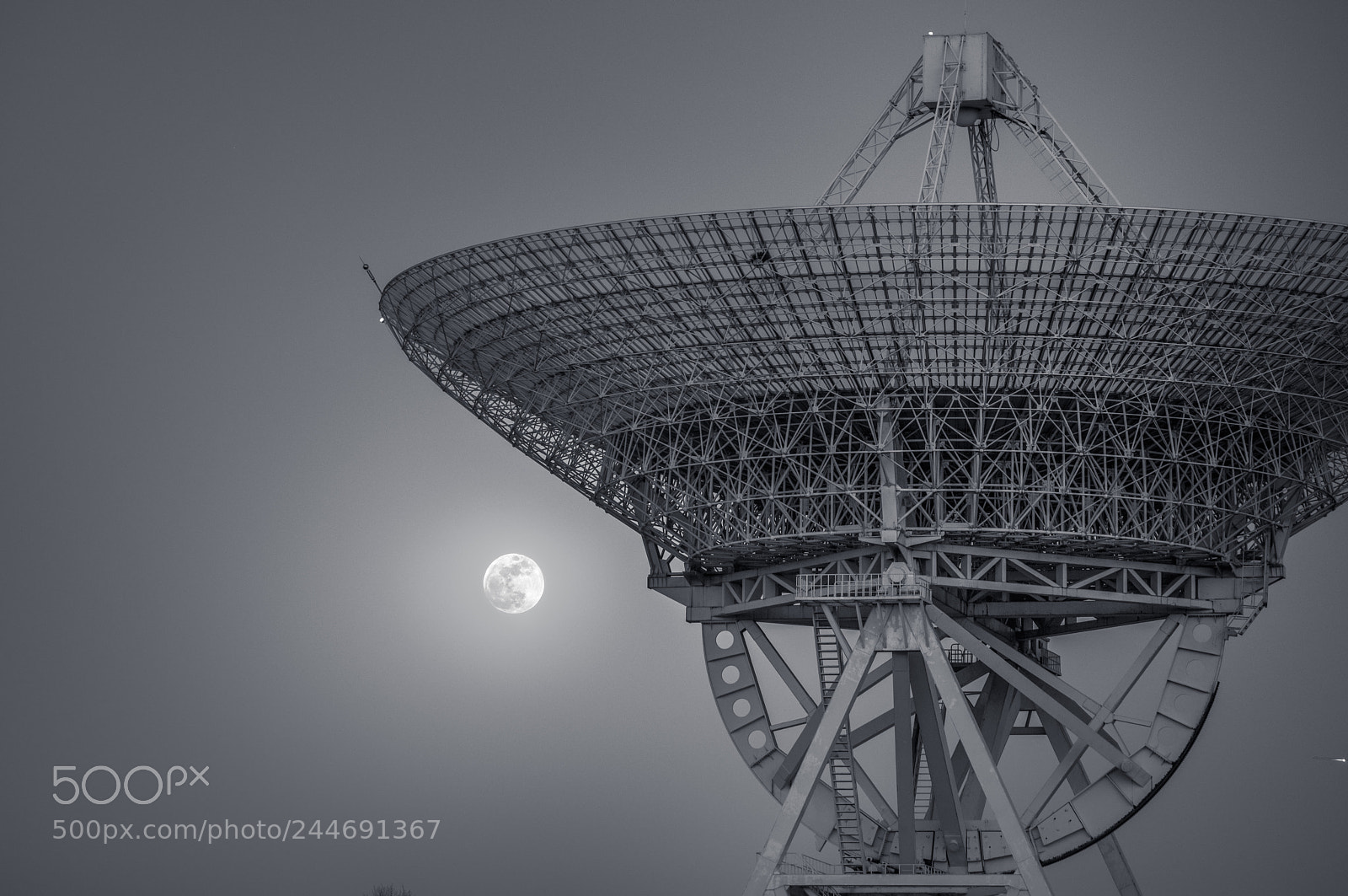 Nikon D810 sample photo. Super blue moon radio photography