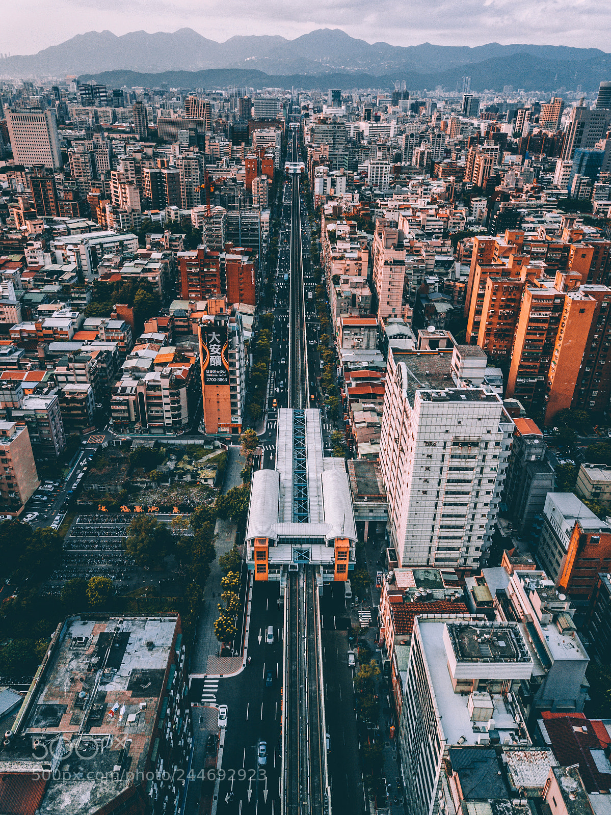 DJI FC220 sample photo. Taipei city photography
