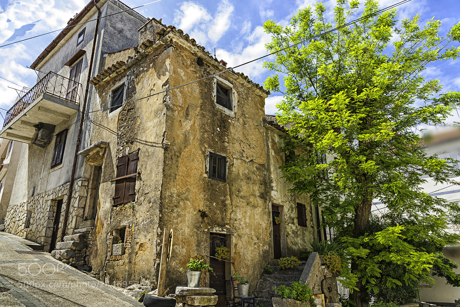 Nikon D700 sample photo. Old house in croatia photography