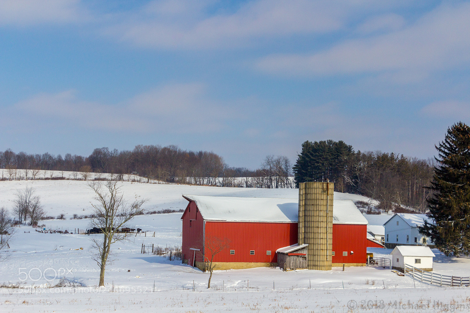 Canon EOS 1200D (EOS Rebel T5 / EOS Kiss X70 / EOS Hi) sample photo. Snow on the farm photography