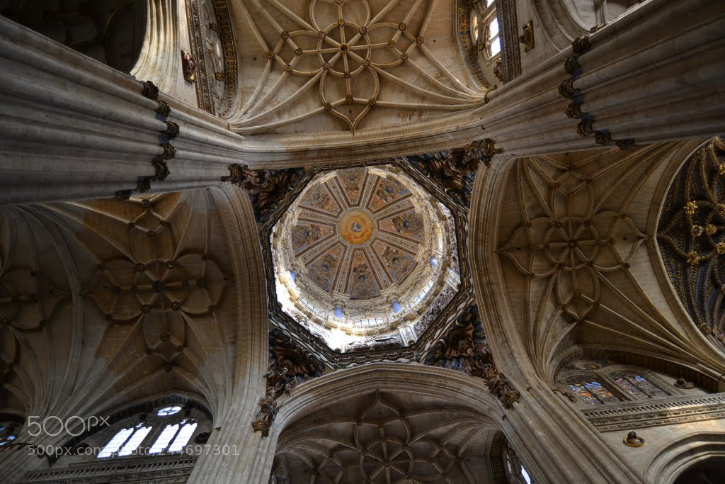 Nikon D3100 sample photo. Catedral de salamanca photography