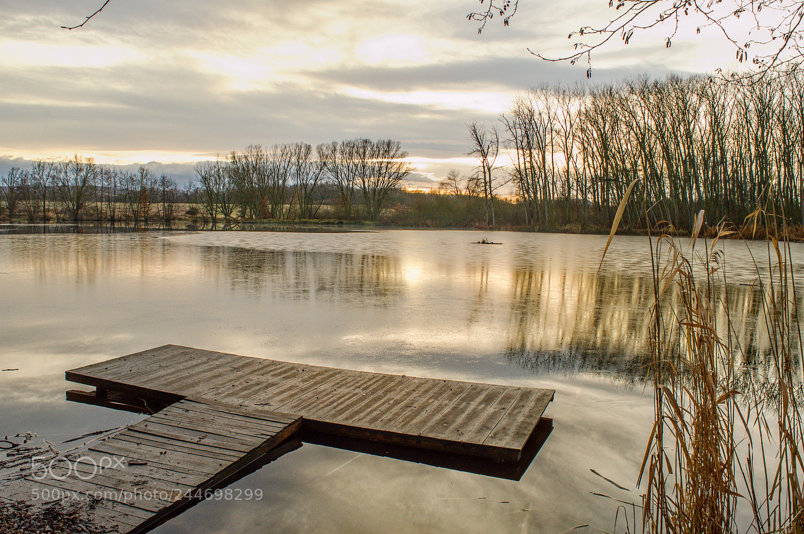 Nikon D3200 sample photo. Zamrzající liščí jezero photography