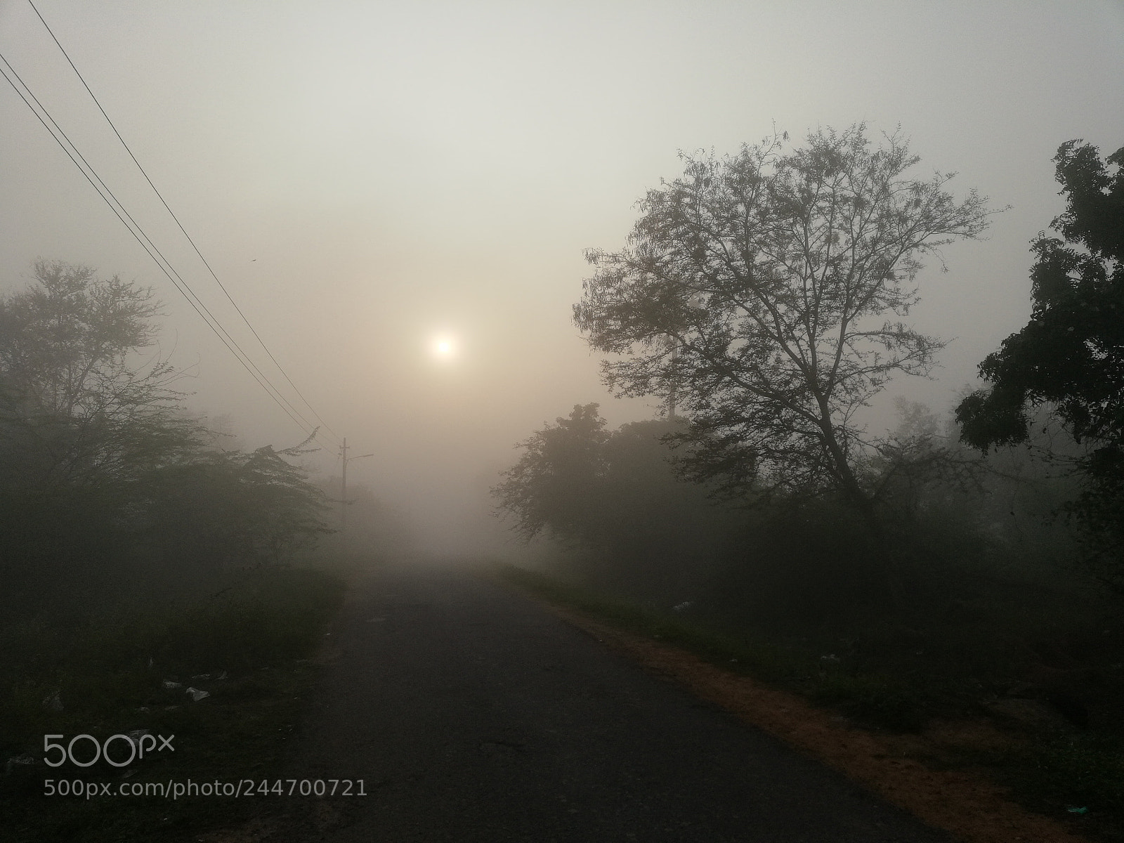 HUAWEI nova 2i sample photo. Mist photography