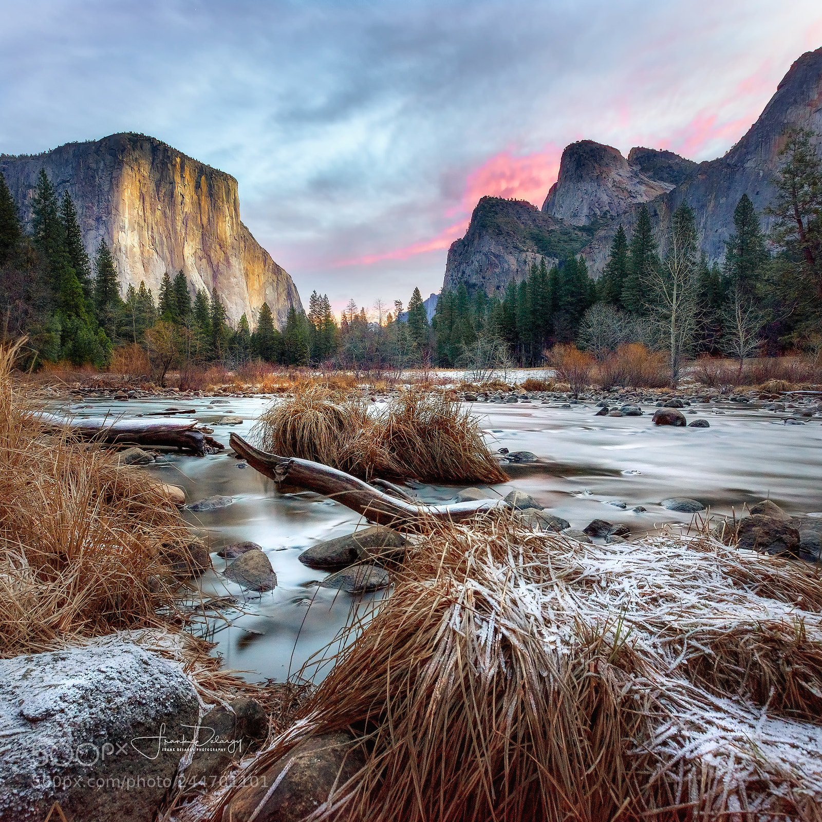 Sony a7R sample photo. Valley view frosty sunrise photography