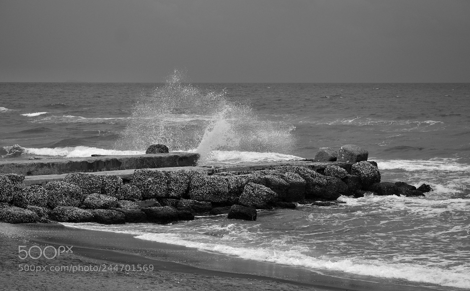 Nikon D3200 sample photo. Breaking wave photography