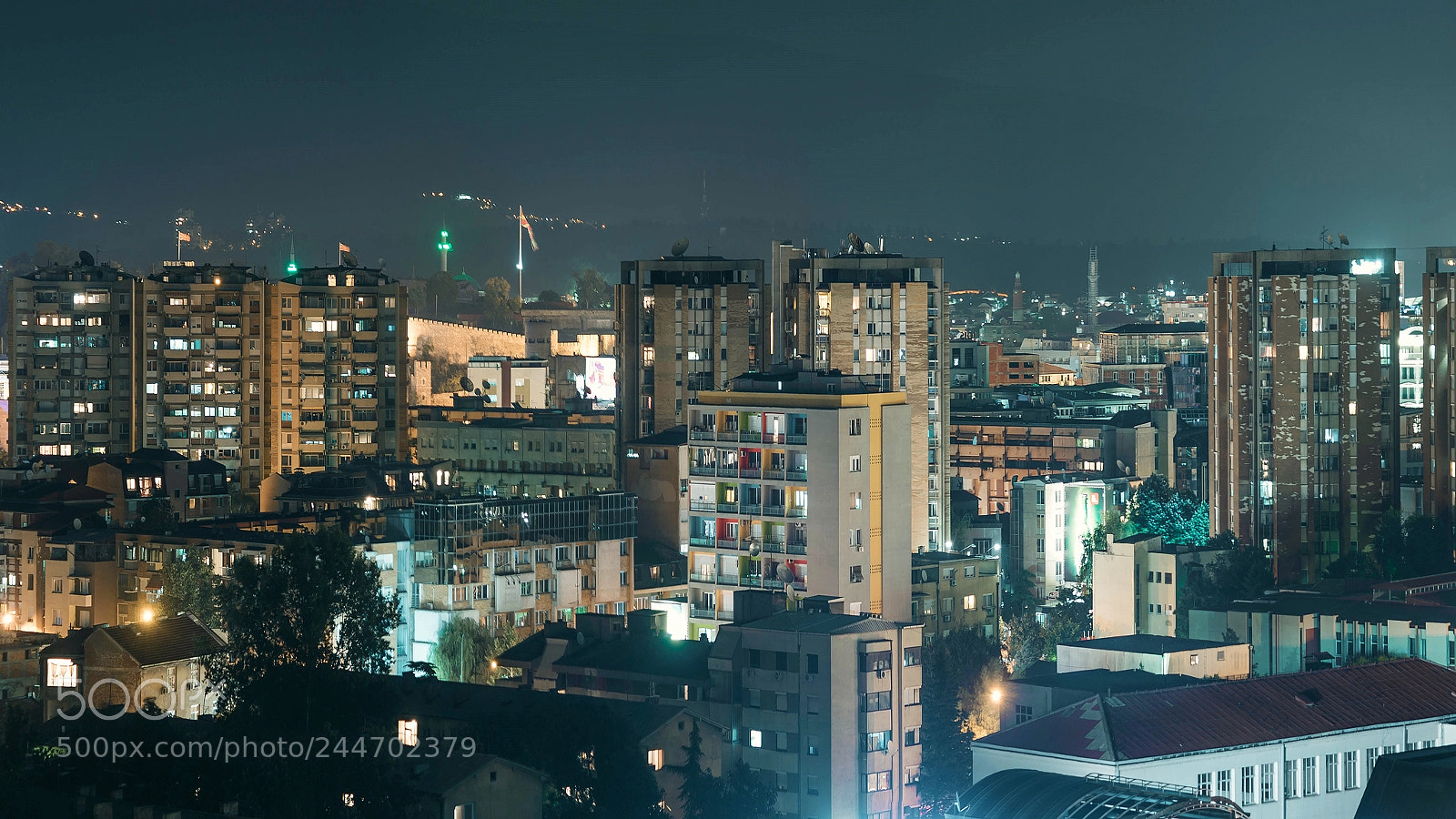 Sony a7S sample photo. Skopje cityscape photography