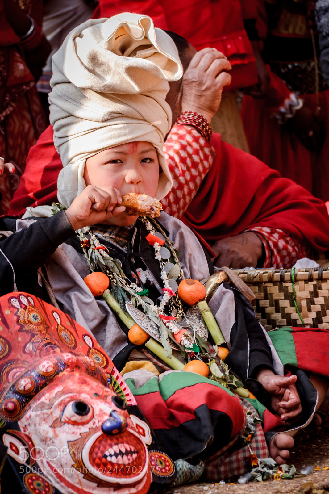 Nikon D3100 sample photo. Mask dancer photography