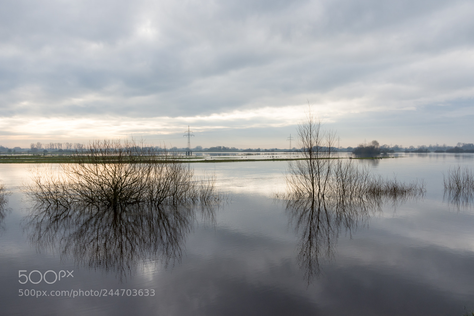 Nikon D7200 sample photo. Flood at river aller photography