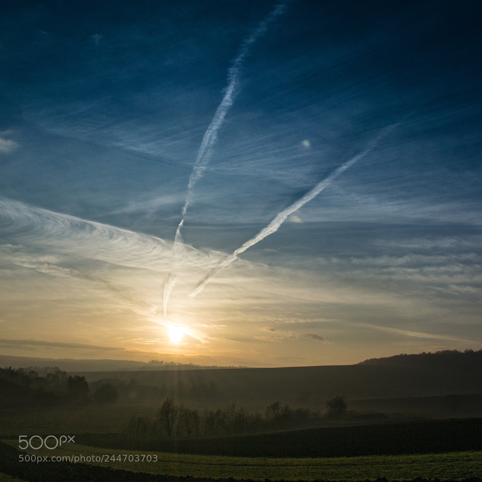 Nikon D3100 sample photo. Sunset sky photography