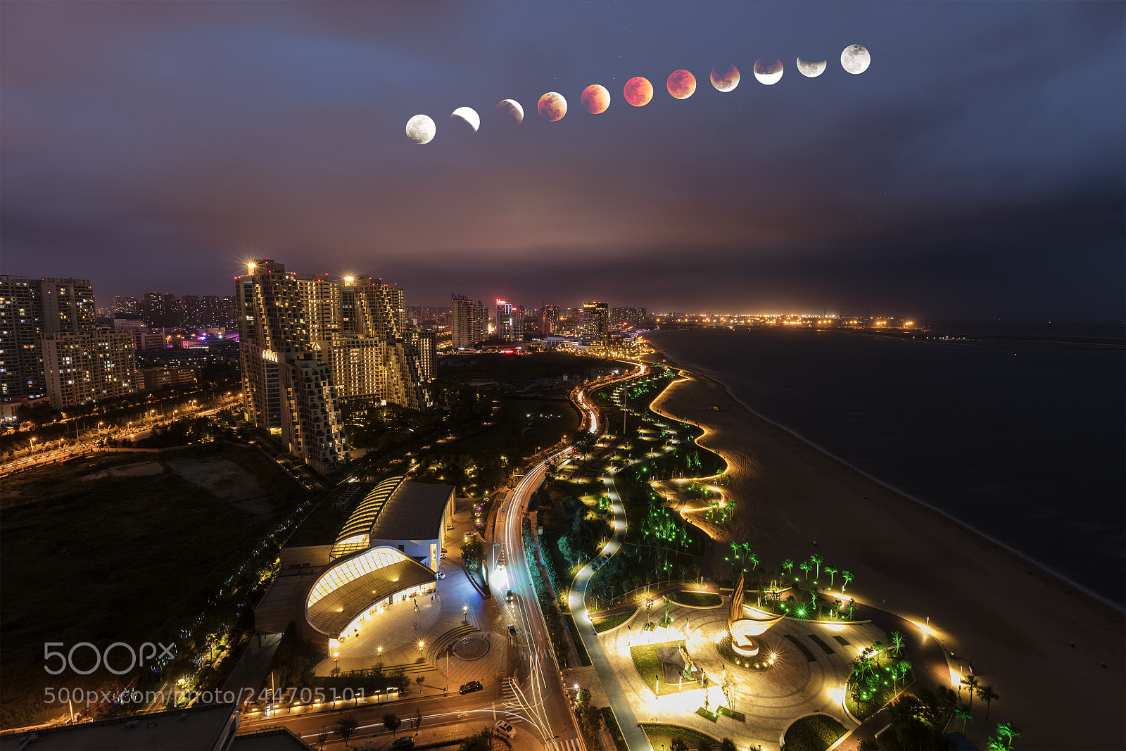 Canon EOS 5DS R sample photo. Total lunar photography