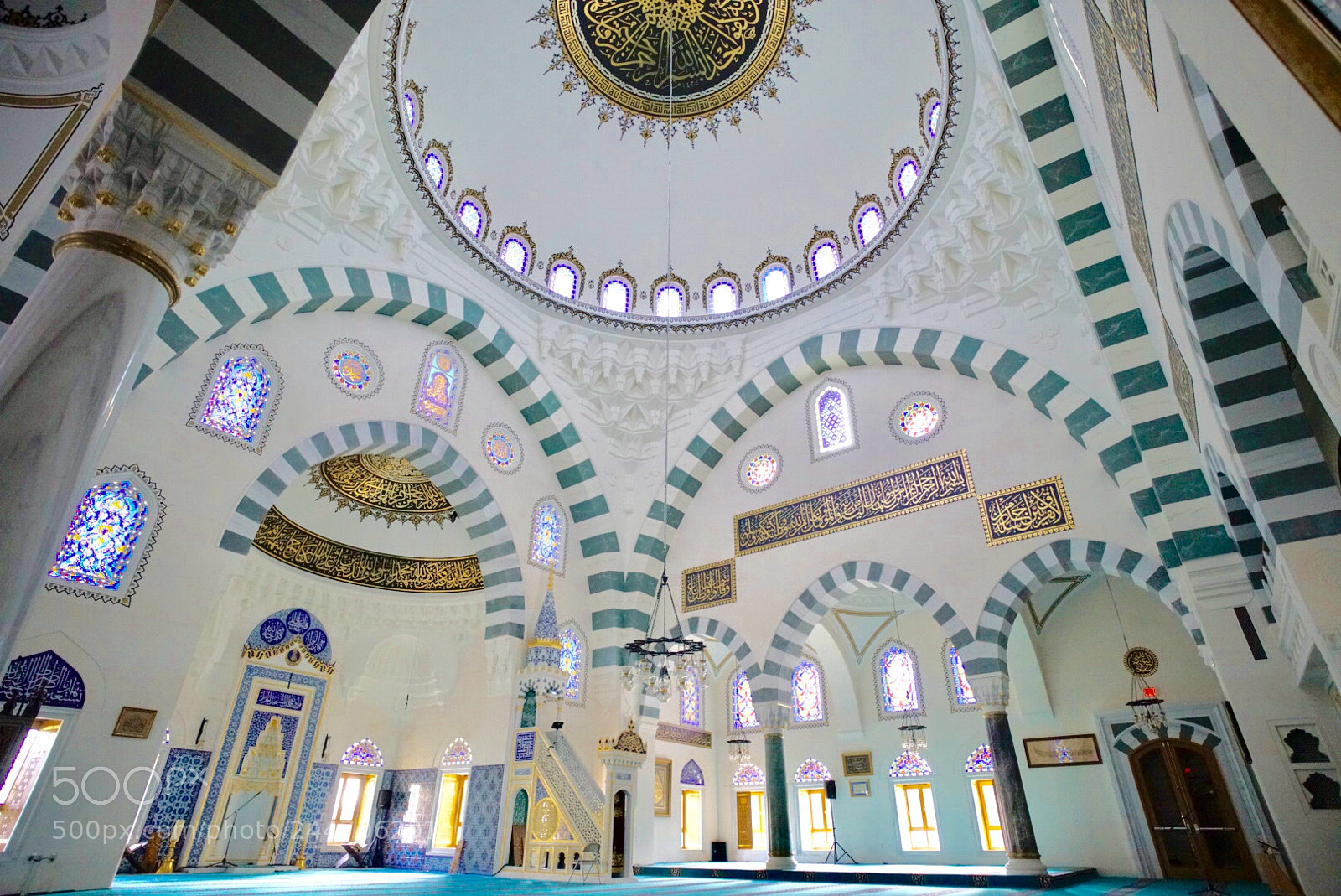Sony a7R II sample photo. Interior of masjid, diyanet photography