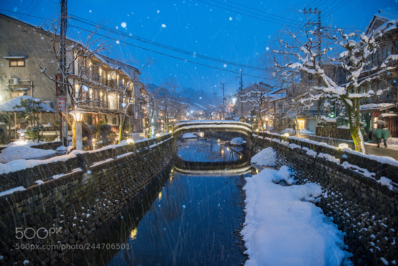 Nikon D810 sample photo. Snow & blue photography