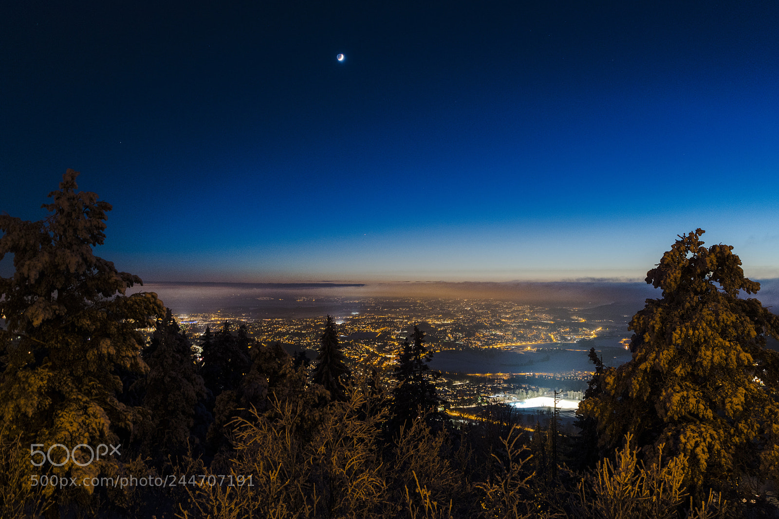 Nikon D850 sample photo. The blue hour photography