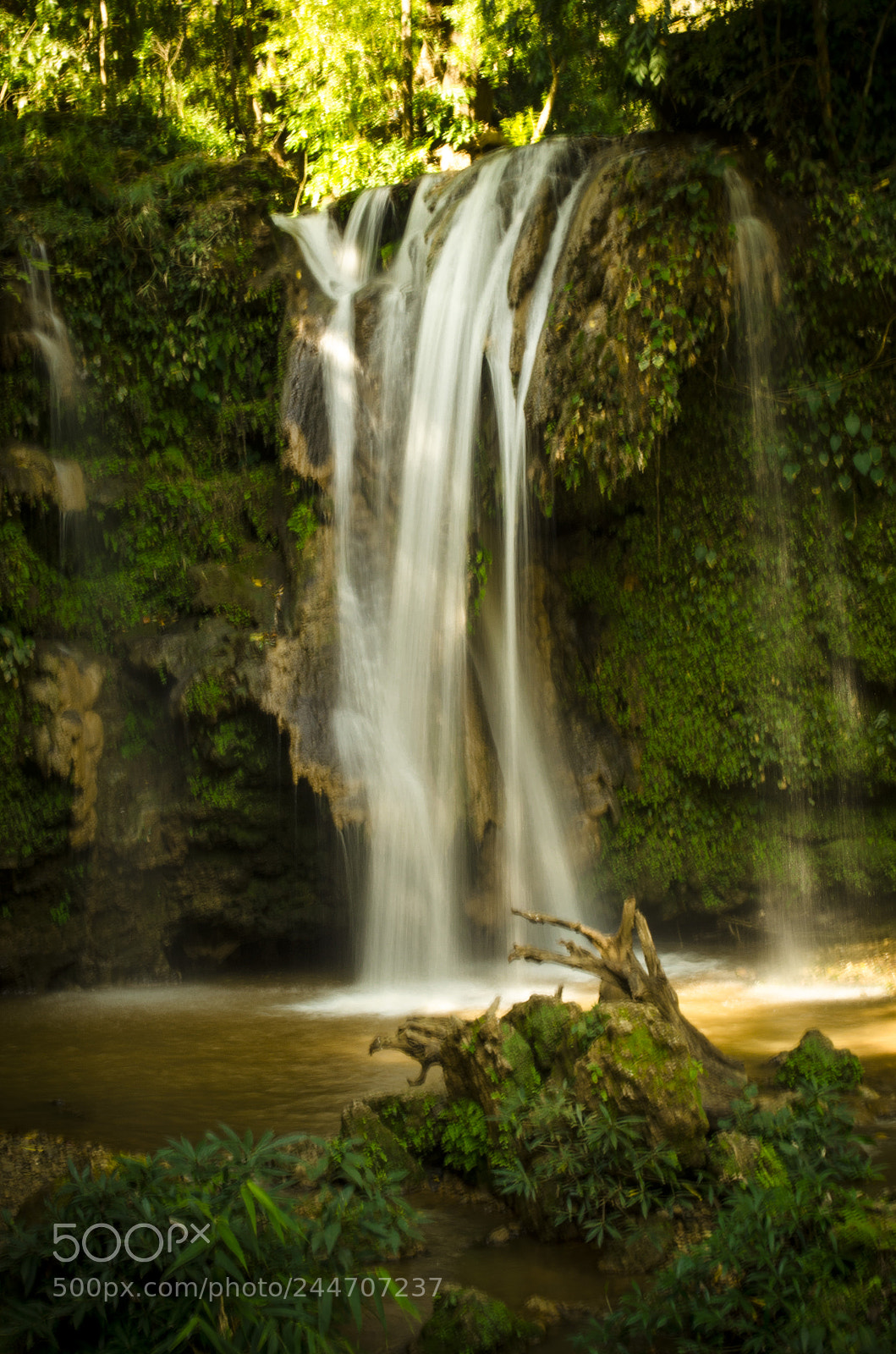 Nikon D5100 sample photo. Corbett waterfall photography