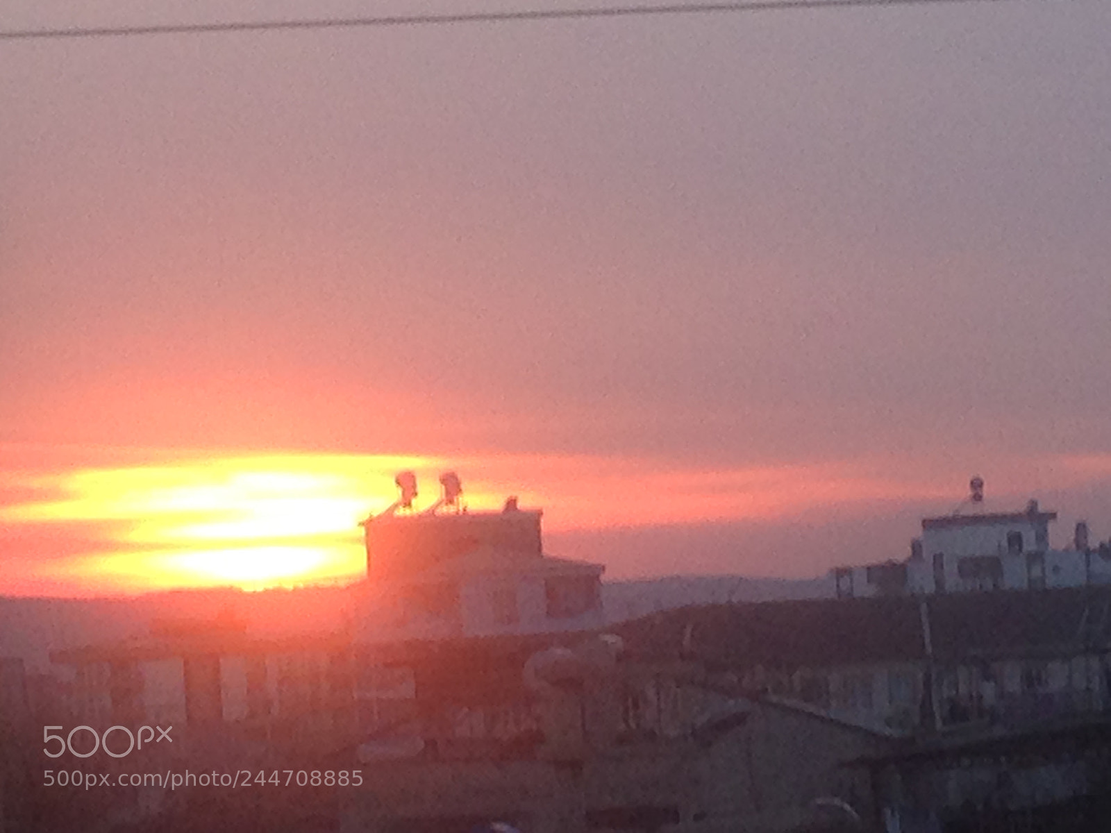 Apple iPhone 5 sample photo. Red sky... photography