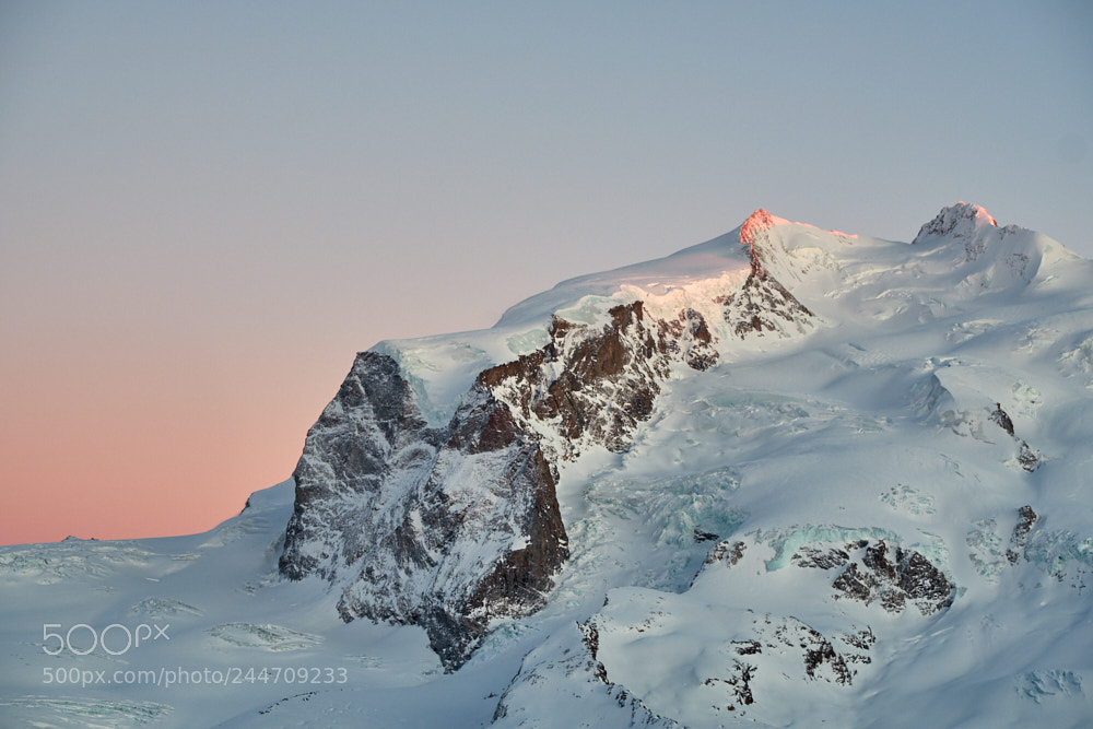 Fujifilm X-T2 sample photo. Dufourspitze photography