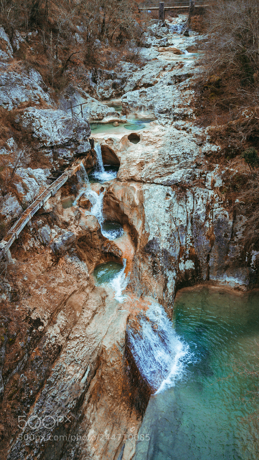 DJI FC220 sample photo. Kotli riverfall photography