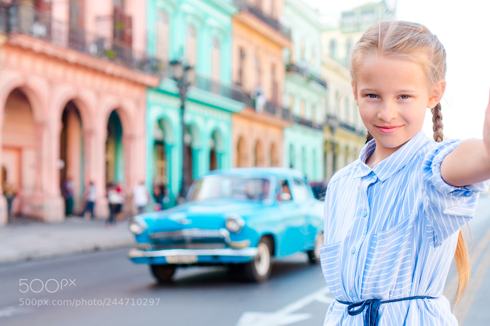 Sony a6500 sample photo. Adorable little girl taking photography