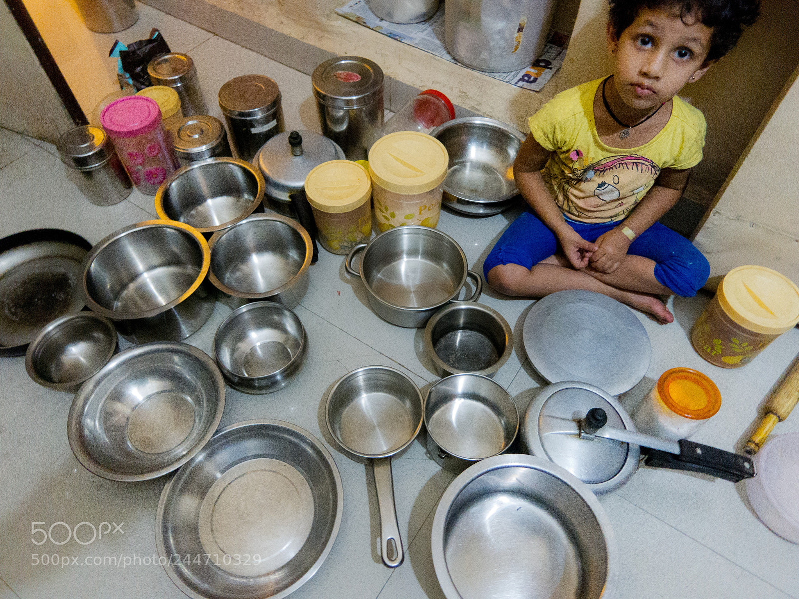 Canon PowerShot S100 sample photo. Kitchen play photography