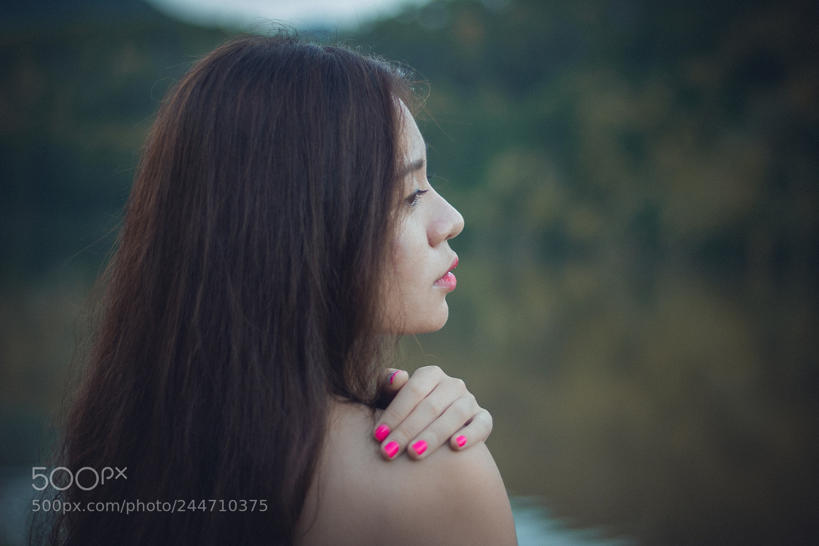 Canon EOS 60D sample photo. Girl on the lake photography