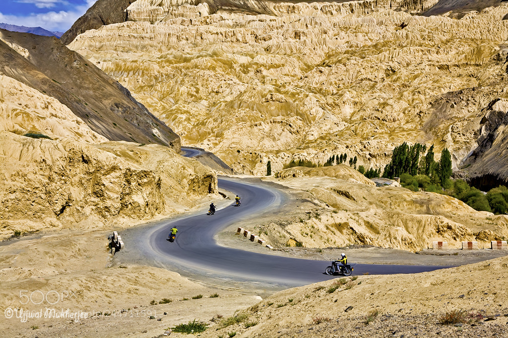 Canon EOS 5D sample photo. Biking in the moonland photography