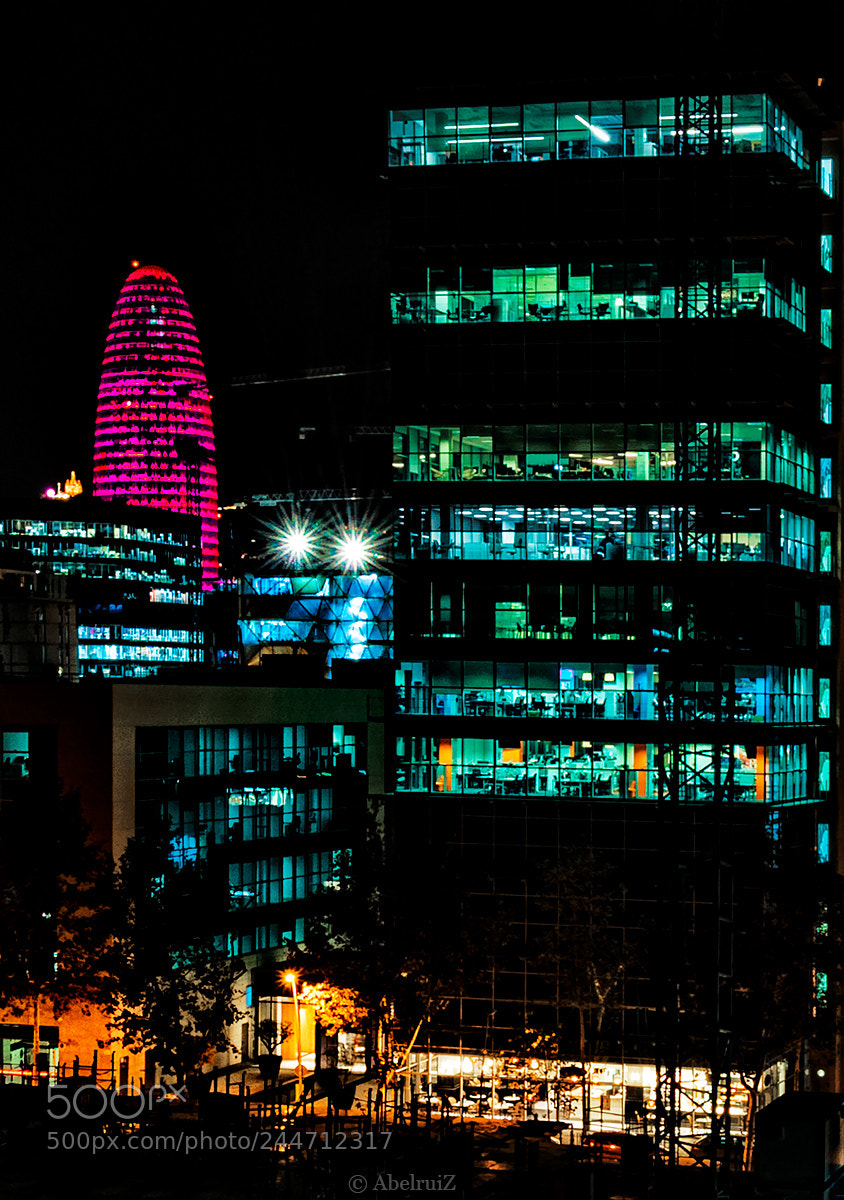 Nikon D300 sample photo. Night of lights photography