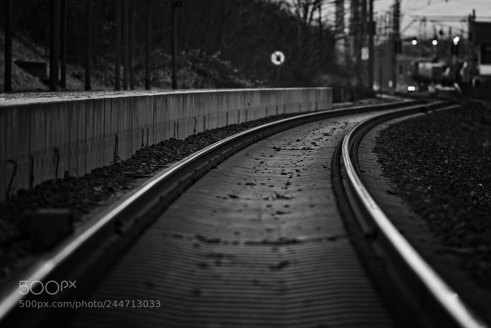 Nikon D810 sample photo. Empty station photography