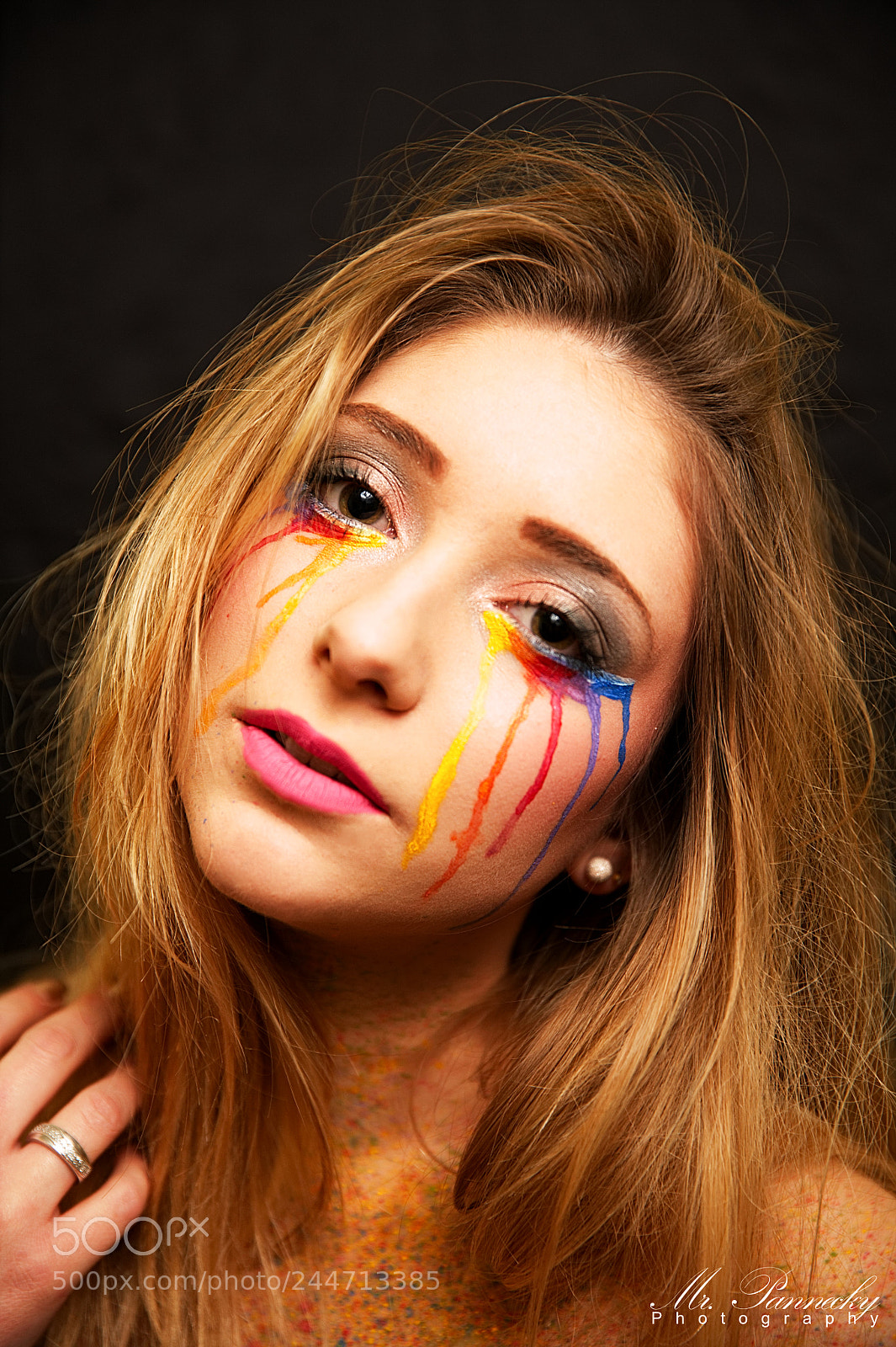Canon EOS 5D sample photo. Colourfull eyes photography