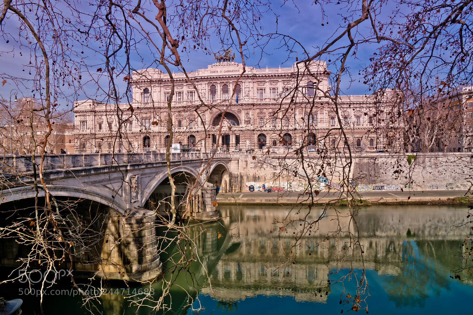 Sony a6300 sample photo. Rome building with river photography
