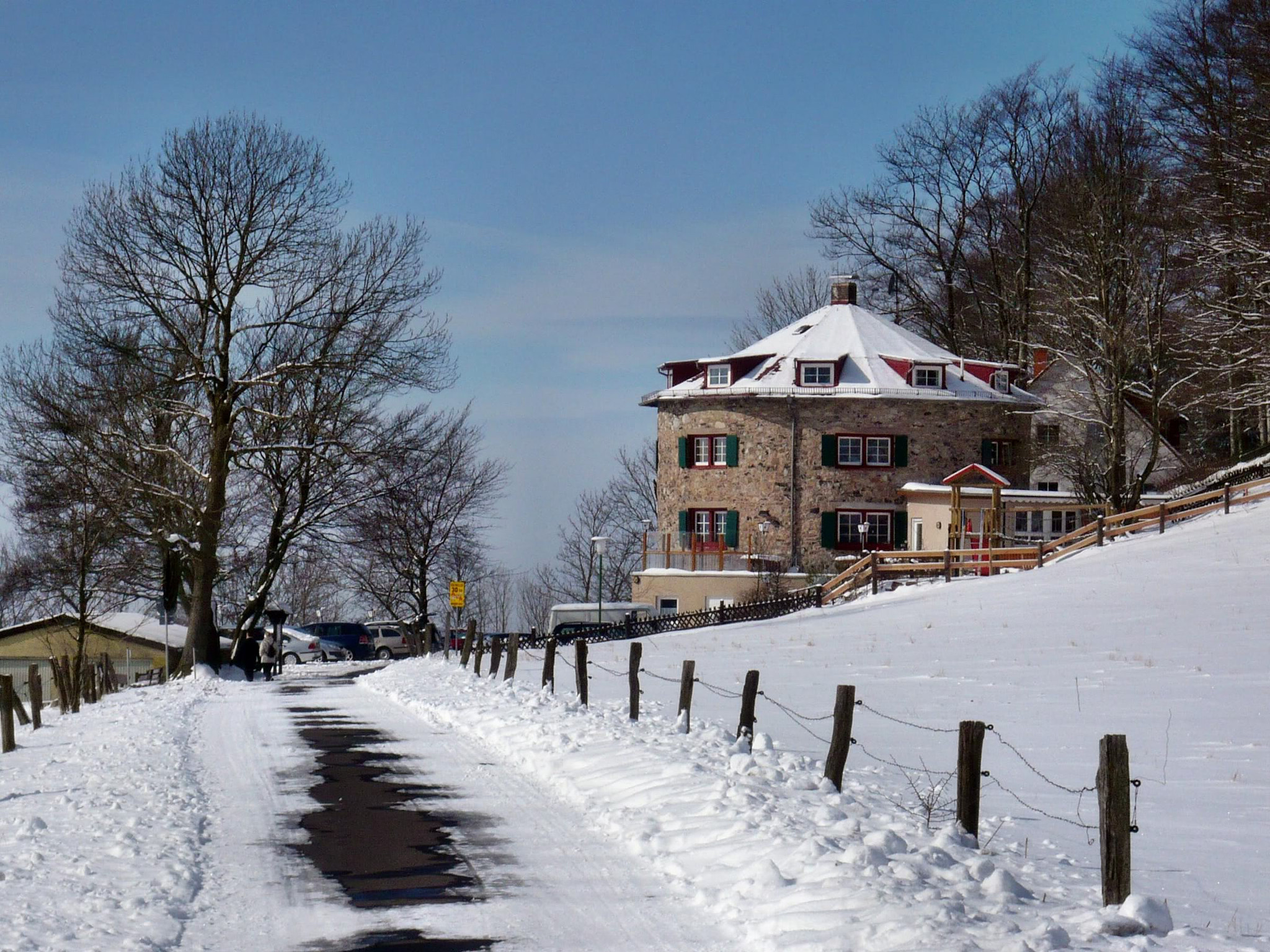 Panasonic DMC-FX30 sample photo. Winterlandschaften in der rhön photography