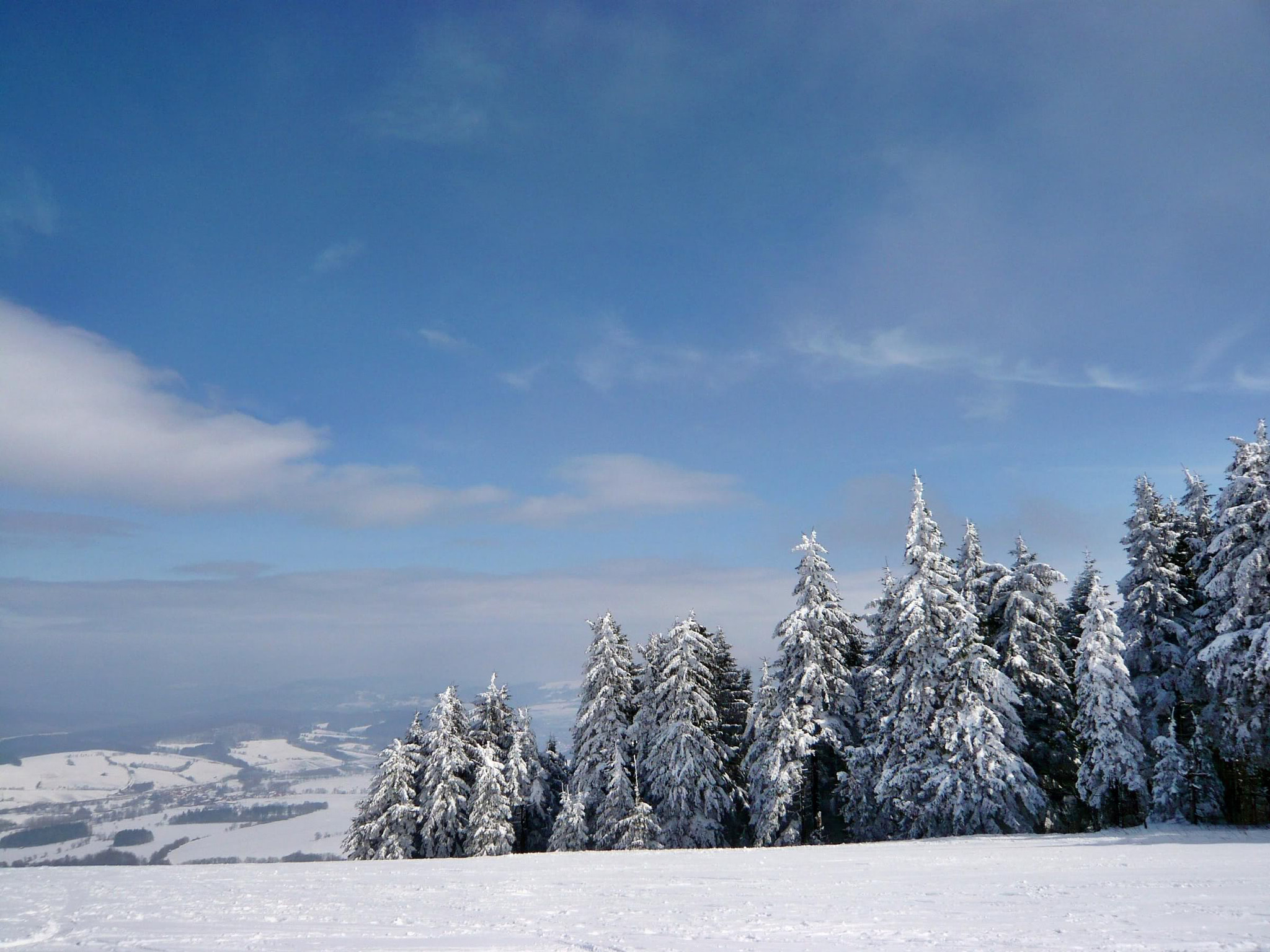 Panasonic DMC-FX30 sample photo. Winterlandschaften in der rhön photography