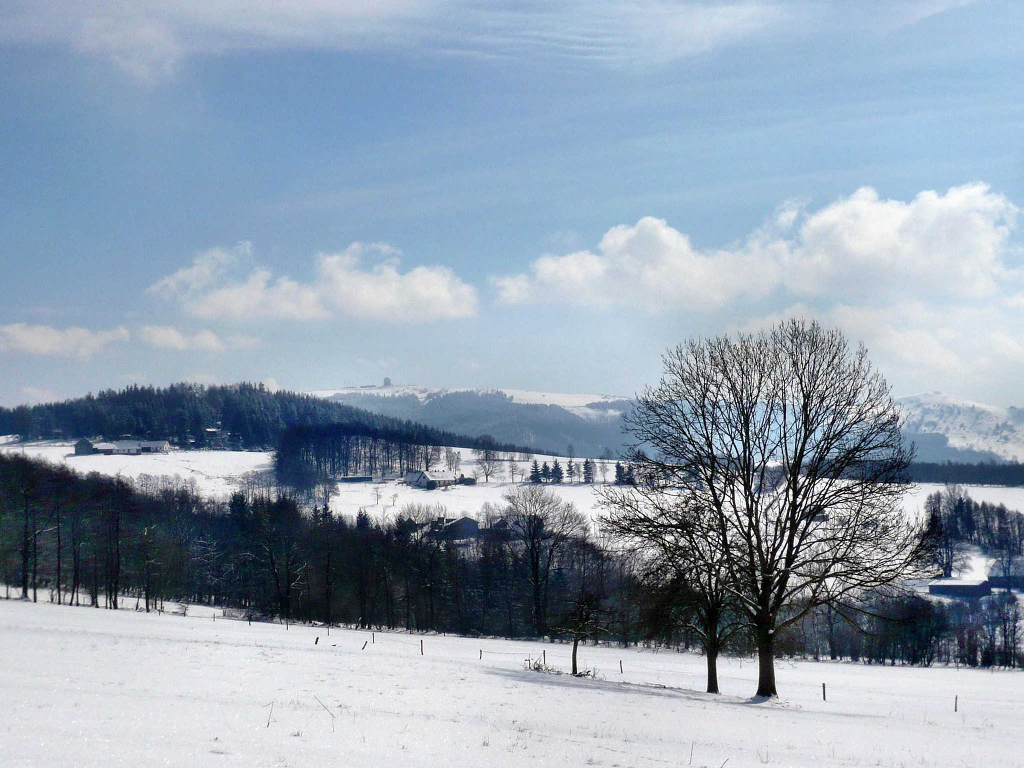 Panasonic DMC-FX30 sample photo. Winterlandschaften in der rhön photography