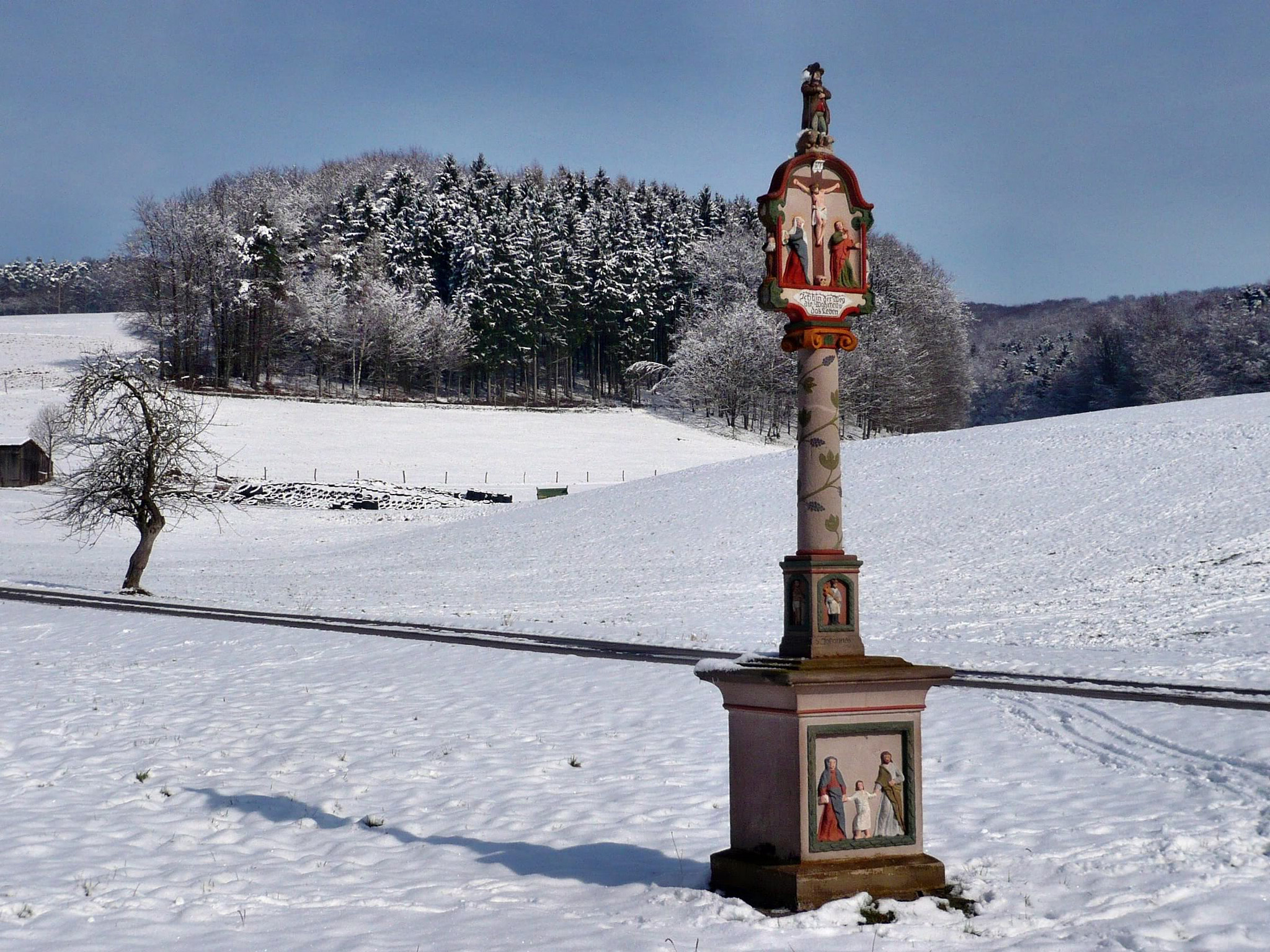 Panasonic DMC-FX30 sample photo. Winterlandschaften in der rhön photography