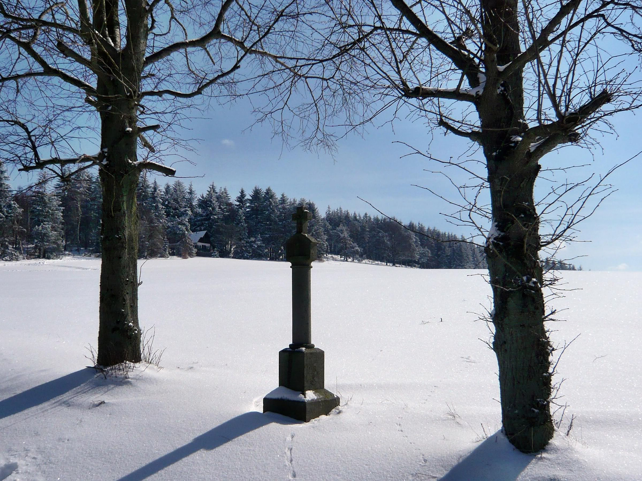 Panasonic DMC-FX30 sample photo. Winterlandschaften in der rhön photography