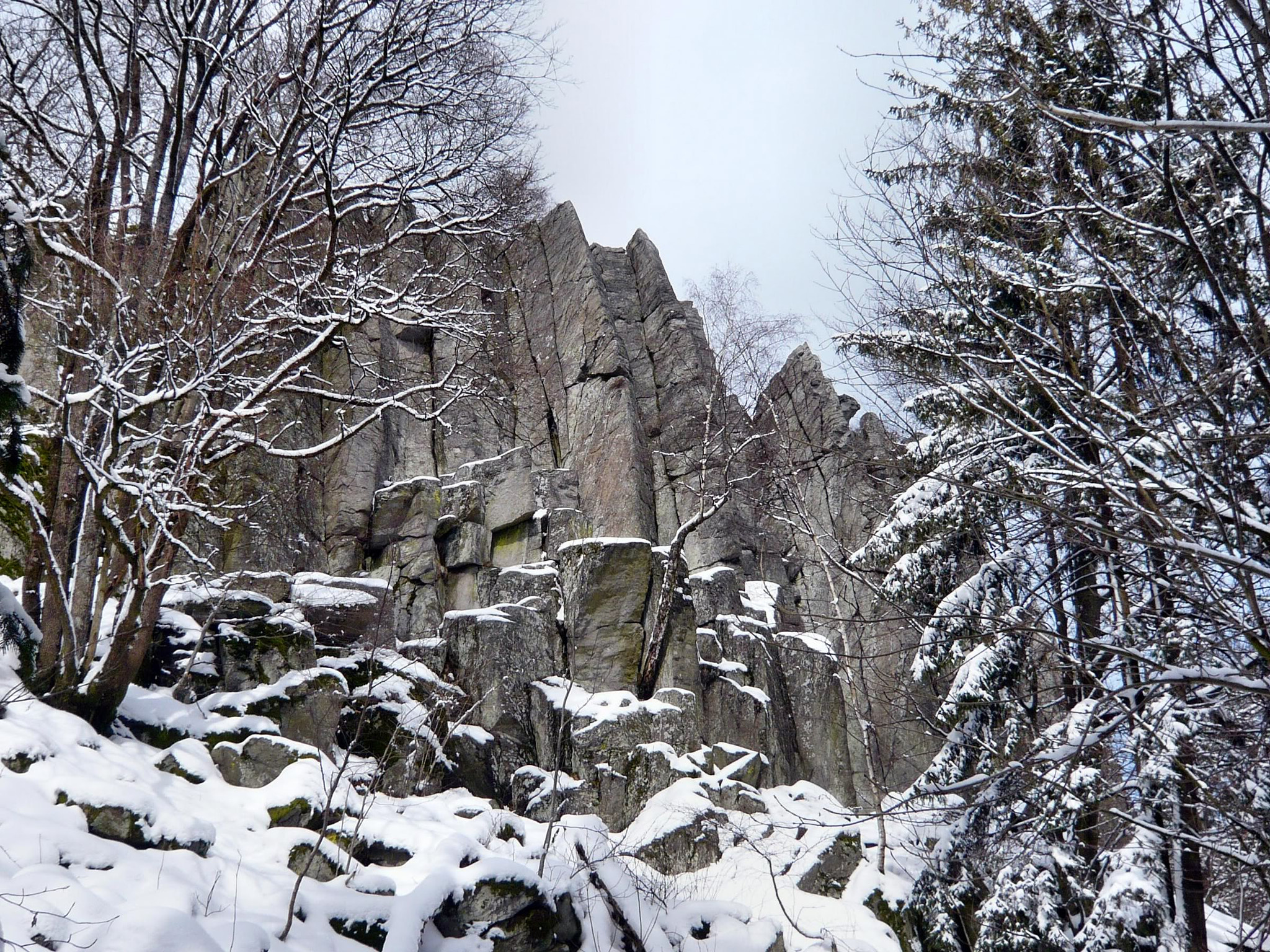 Panasonic DMC-FX30 sample photo. Winterlandschaften in der rhön photography