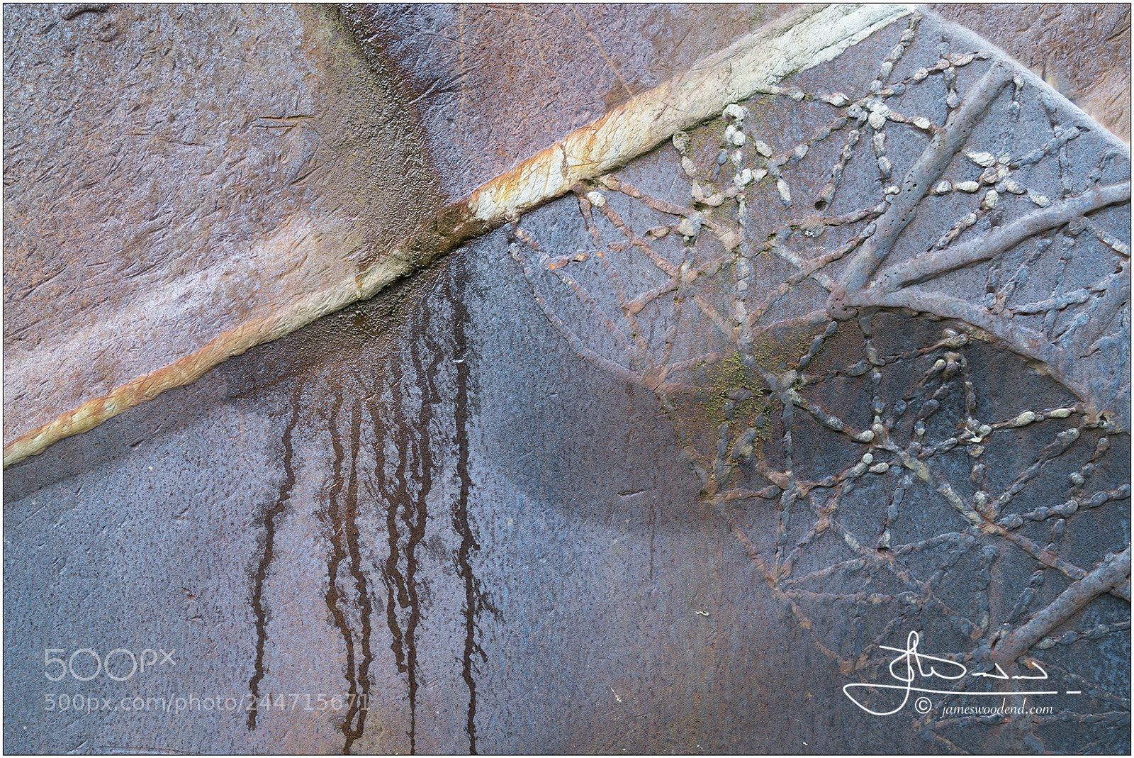 Sony a7R III sample photo. Abstract of oil drips photography
