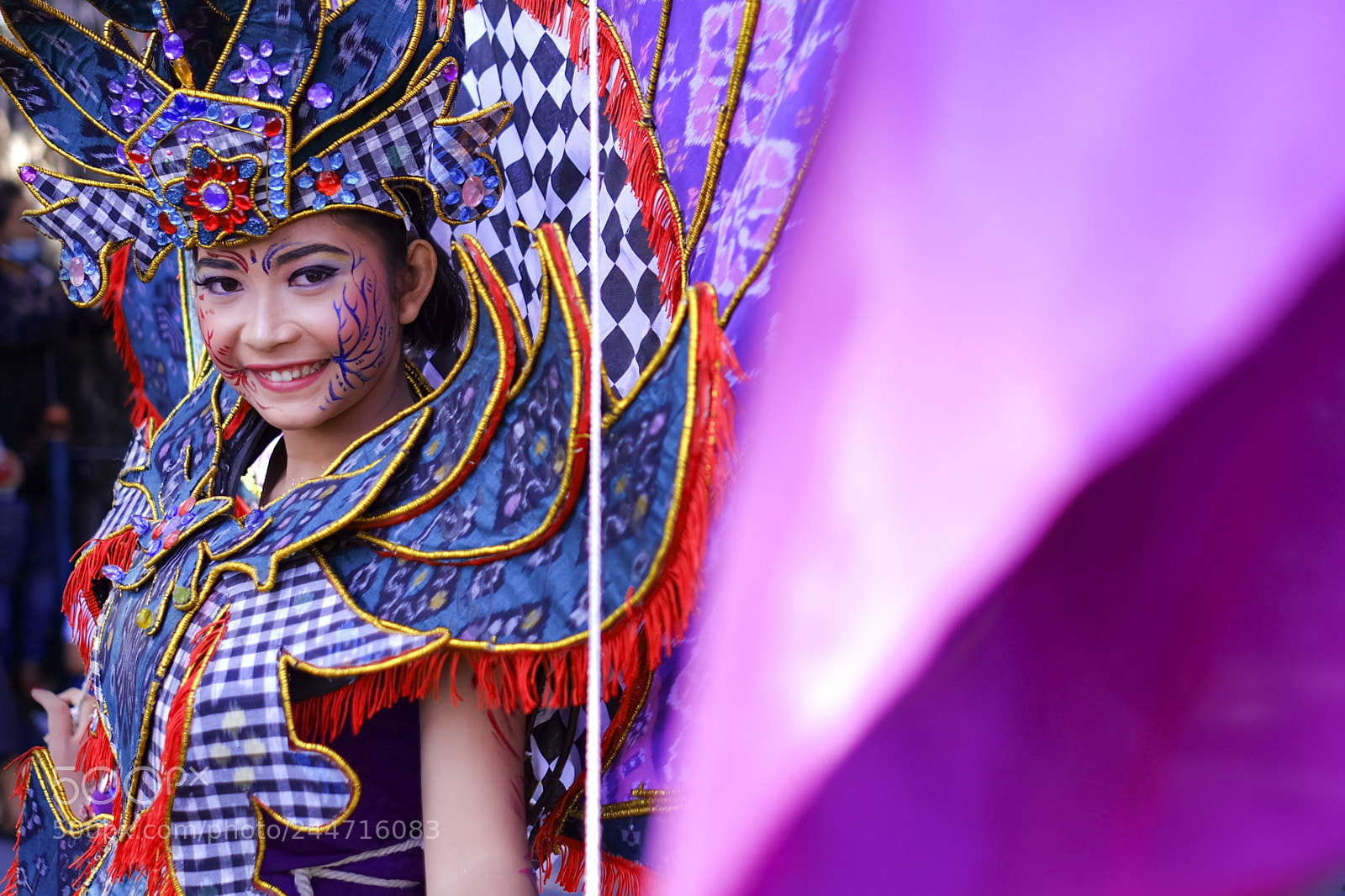 Fujifilm X-A2 sample photo. Bali art festival photography