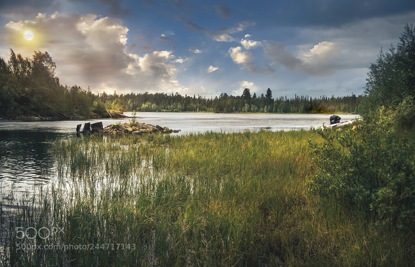Olympus OM-D E-M5 II sample photo. Lapland. the vuva river. photography