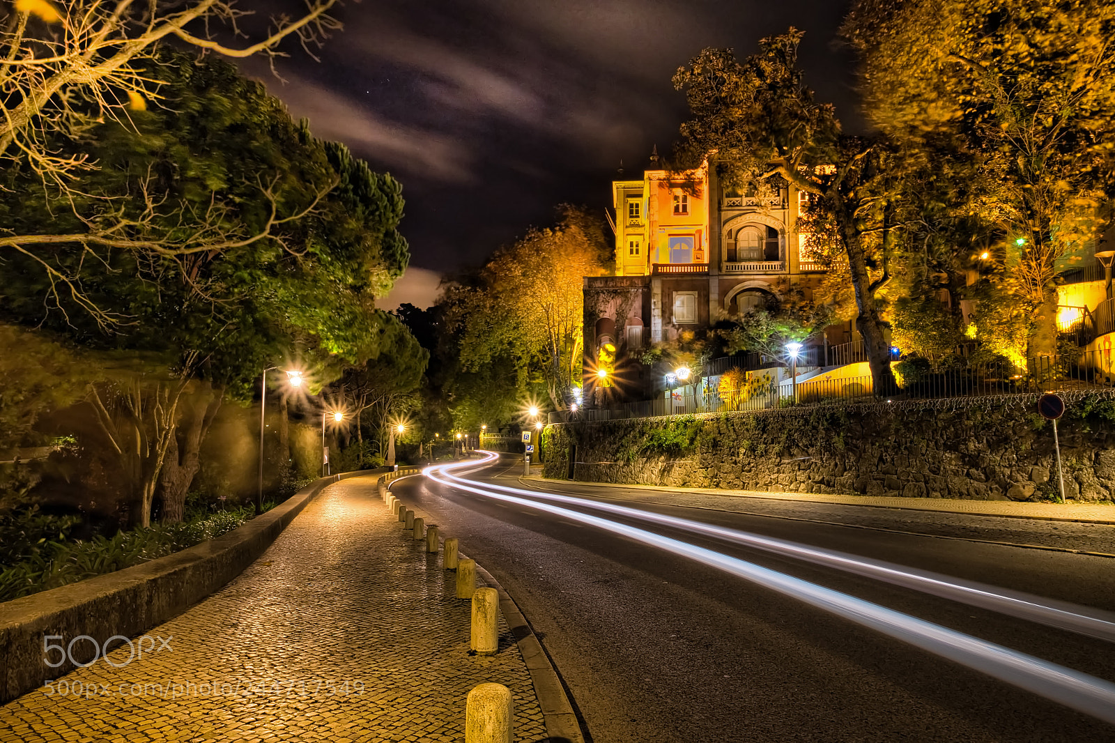 Fujifilm X-T1 sample photo. Sintra by night photography
